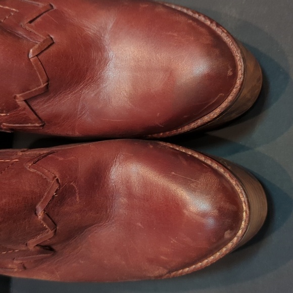 Free People Brown Leather Chance Clog w/Wood Heel Size EU 41 - Picture 9 of 14